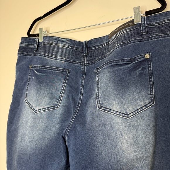 Twentyone Black by rue21 Mid Rise Jegging Flex Moto Jeans 20 - Picture 5 of 9